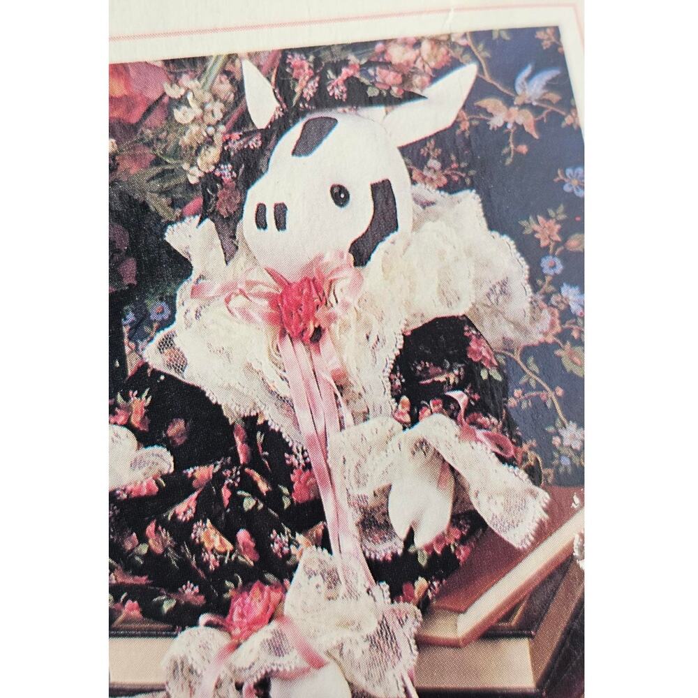 Make Your Own Farm Critters muslin doll parts kit Cow 90s